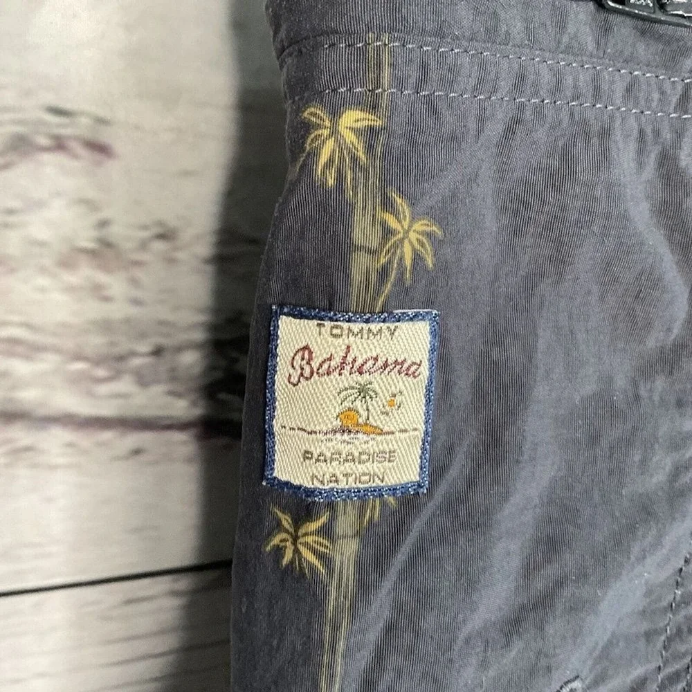 Tommy Bahama Paradise Nation Pineapple Lined SwimTrunks Board Shorts Men L China